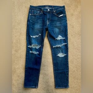 Men’s Vintage Lucky Brand Factory Distressed Men’s Jeans 34x30